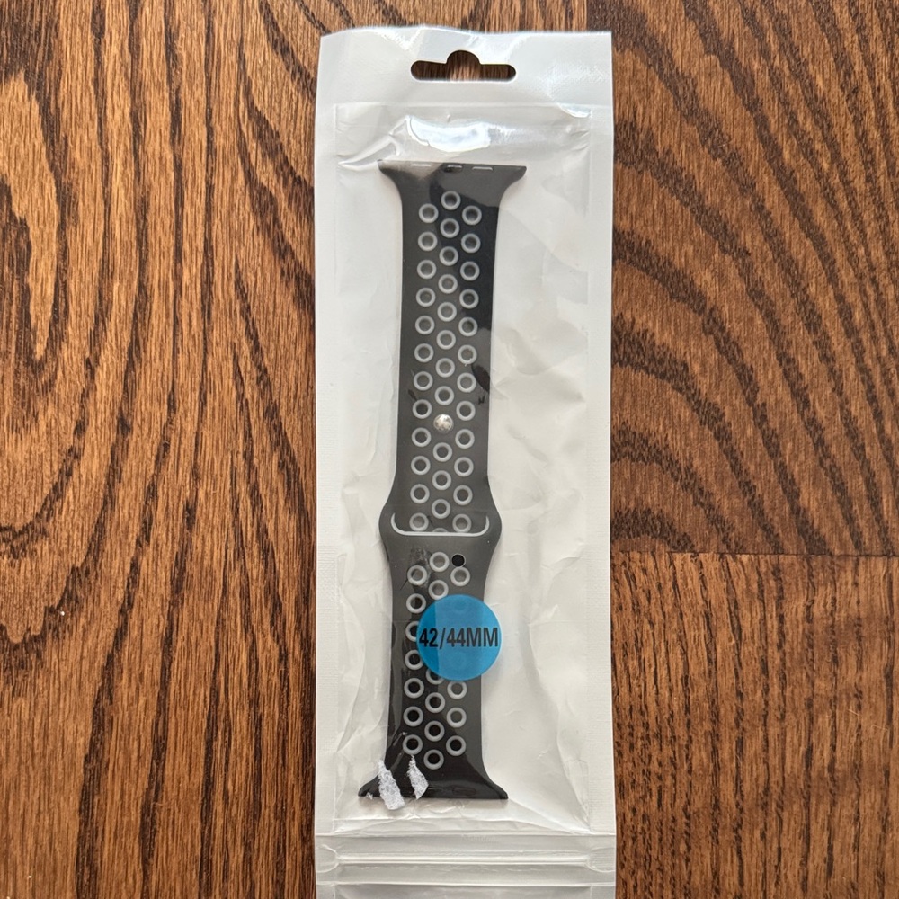 NWOT Black and Gray Smartwatch Band